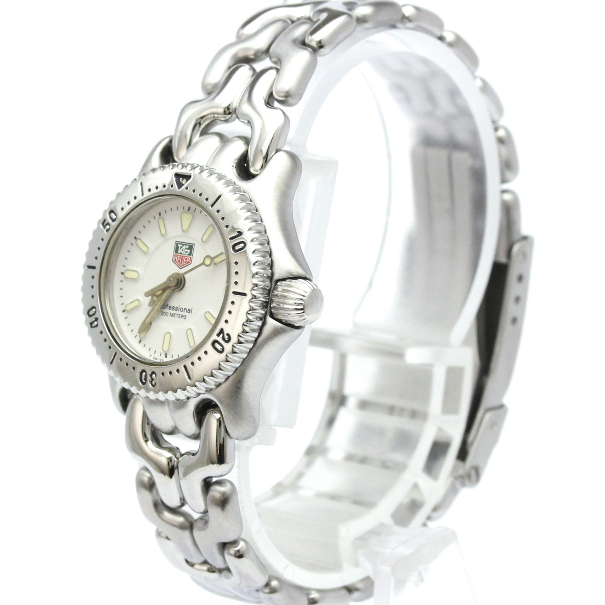 TAG Heuer Sel WG1412 White Dial 24mm Watch