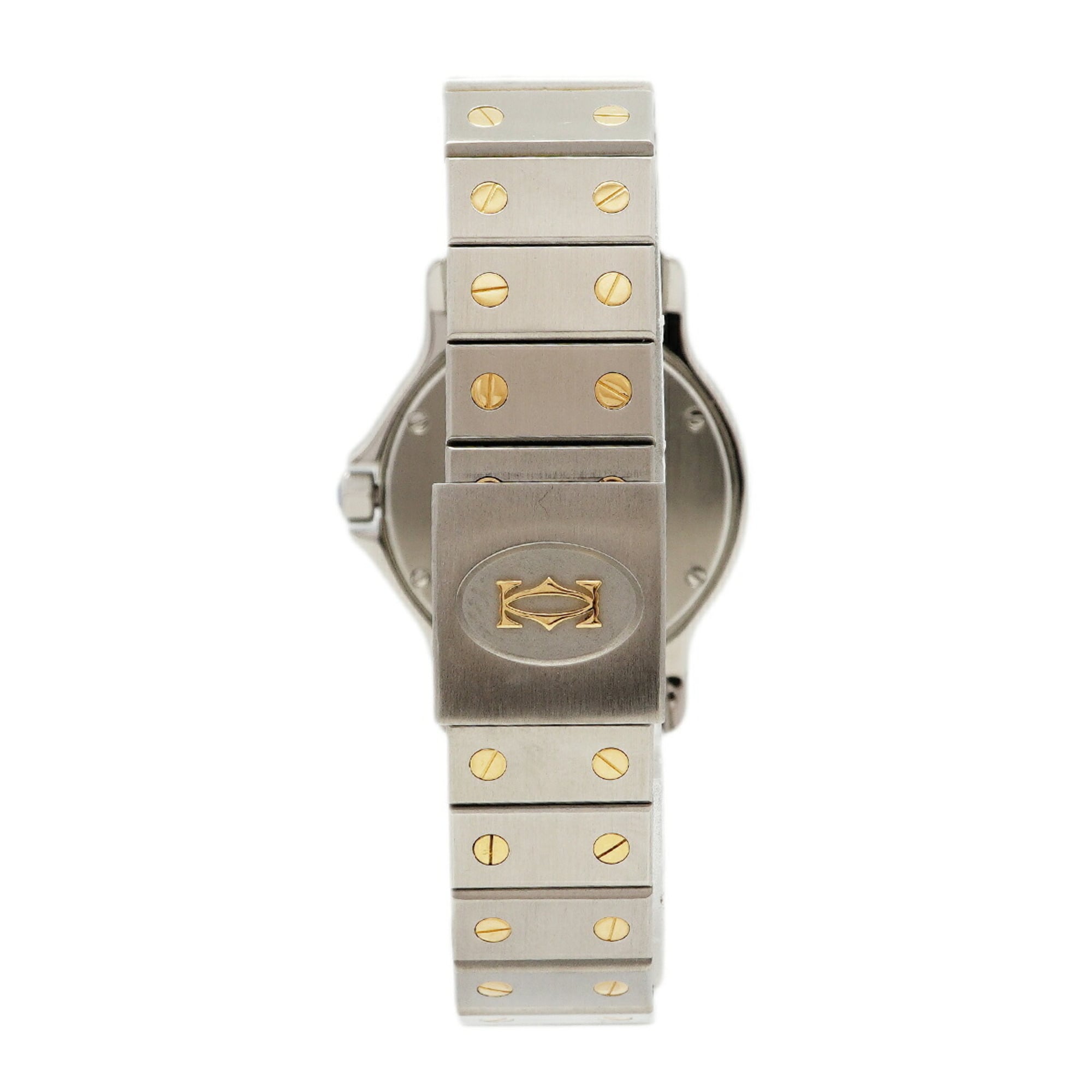 Cartier Santos Octagon LM W2001583 Ivory Dial ( & Wo)