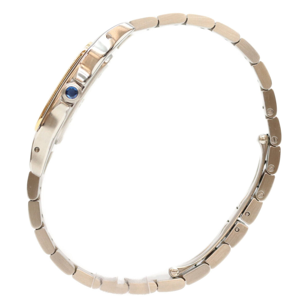Cartier Santos Galbee LM W20011C4 Elfenbein Zifferblatt 27 mm Uhr