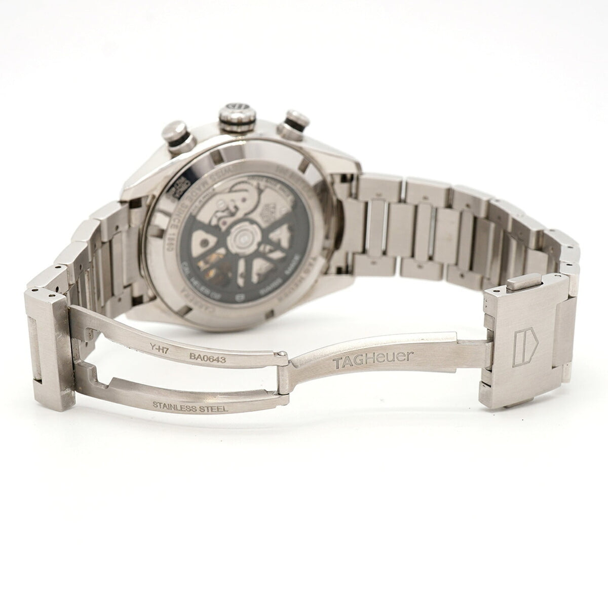 TAG Heuer Carrera Calibre 02 Sport CBN2A10 Green Dial 44mm Watch
