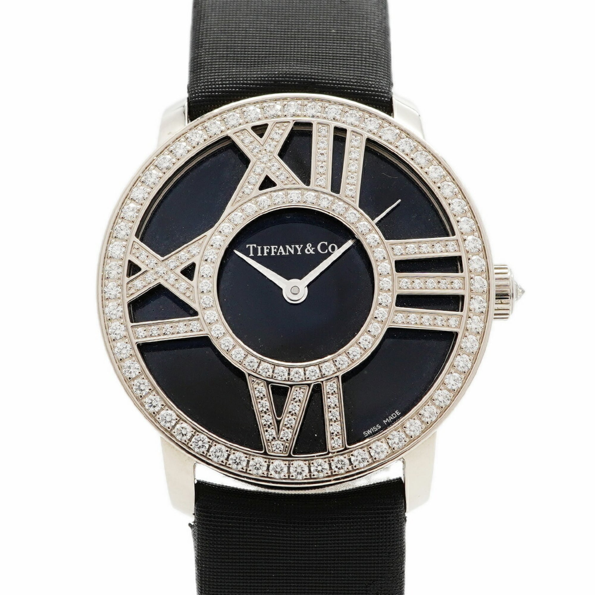 Tiffany Atlas Z1901.10.40E10A40B Black Dial 30mm Watch