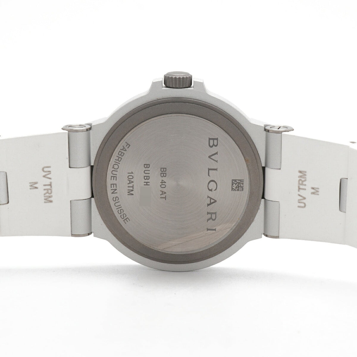 Bvlgari Aluminium BB40AT met zilveren wijzerplaat 40mm Horloge