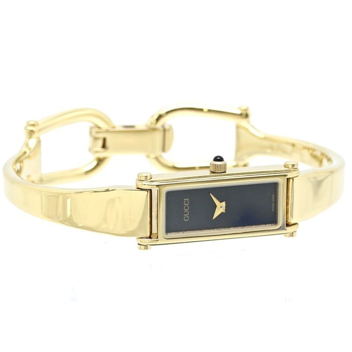 Bracelet Gucci YA015557 1500L Noir Montre à cadran de 12 mm