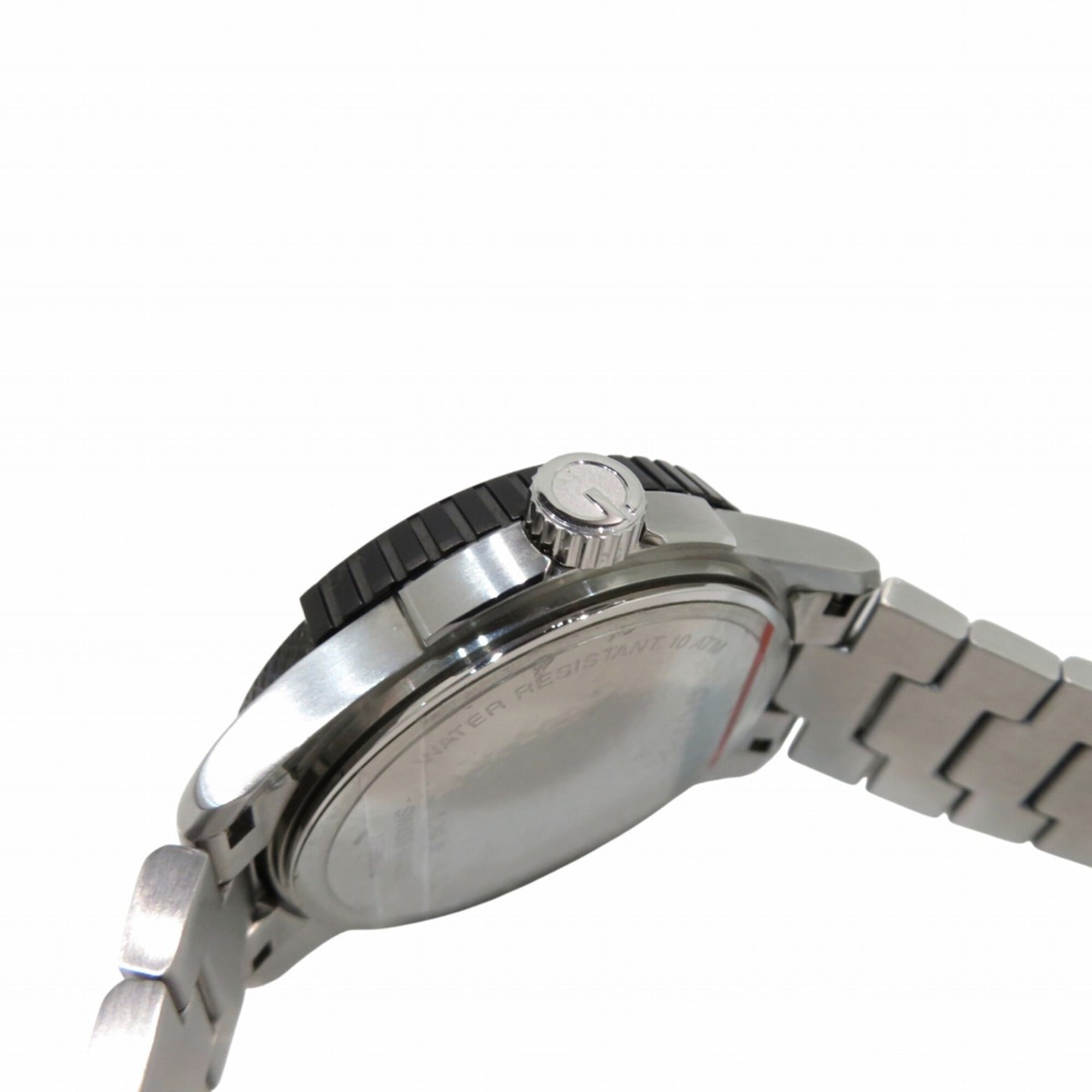 Gucci Timeless Diver-horloge, totaalgewicht 166,5 g, roestvrij staal, quartz, zwarte wijzerplaat, YA126279