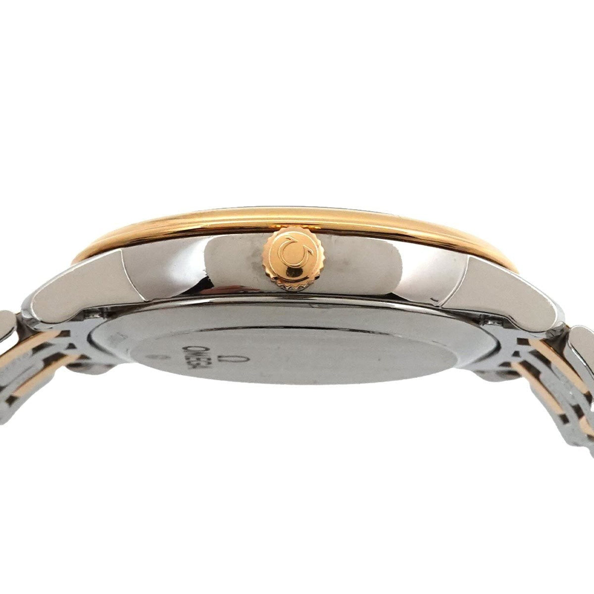 Omega De Ville Prestige Co-Axial Combination 424 20 37 20 02 001 Horloge met zilveren wijzerplaat, 37 mm