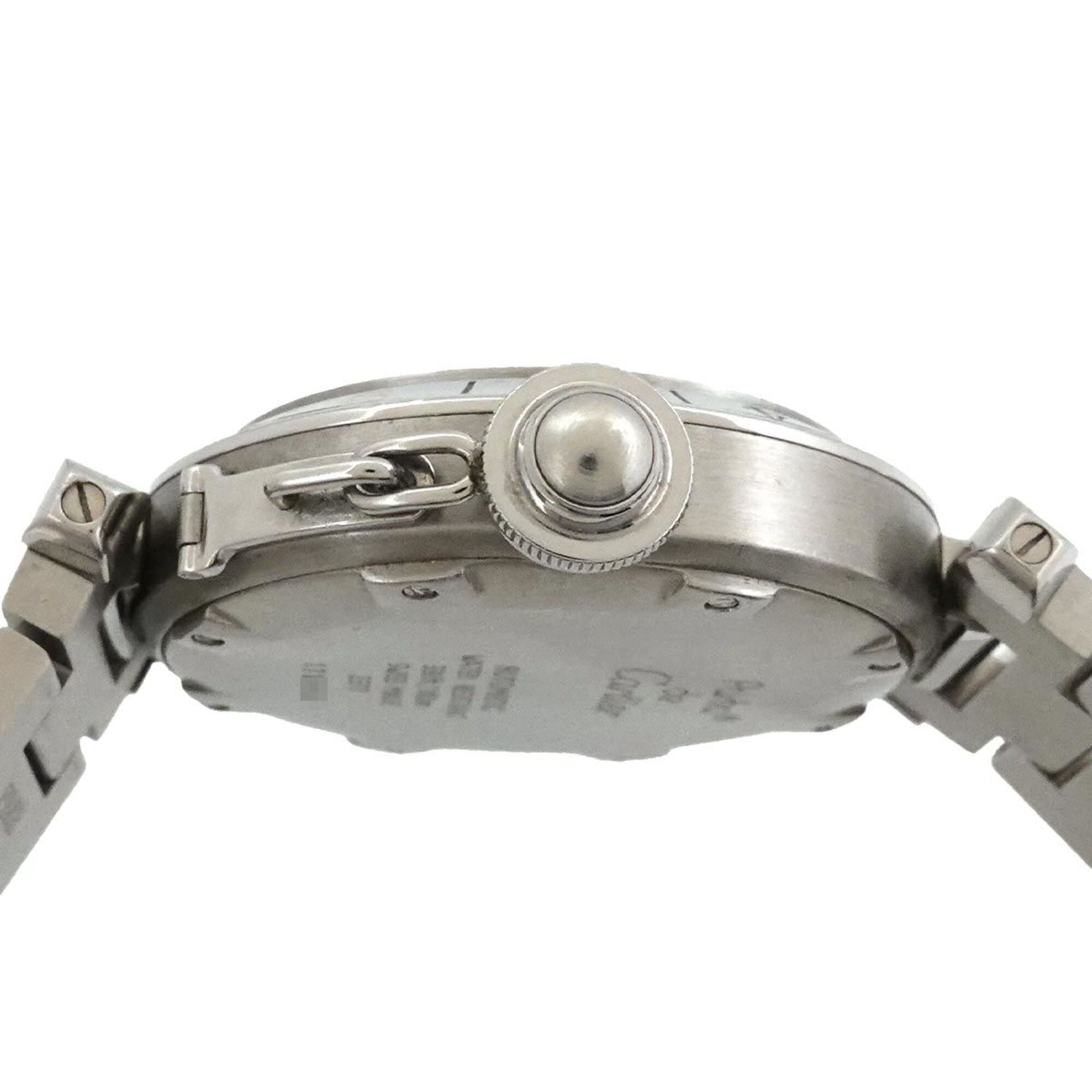 Cartier Pasha C Meridian GMT W31029M7 Boys' Date Silver Automatic Movement