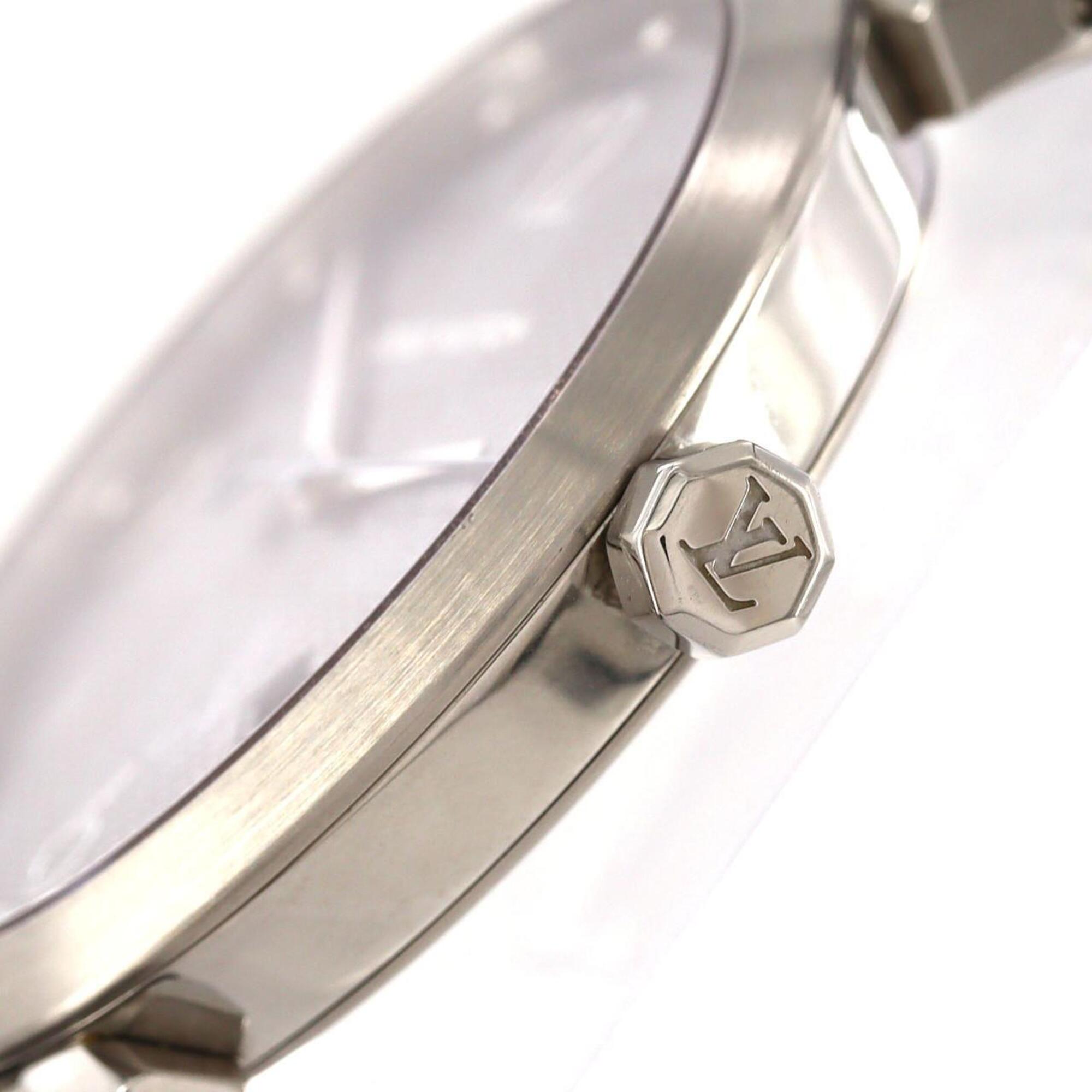 Louis Vuitton Tambour Slim Damier QA026 SS Quartz