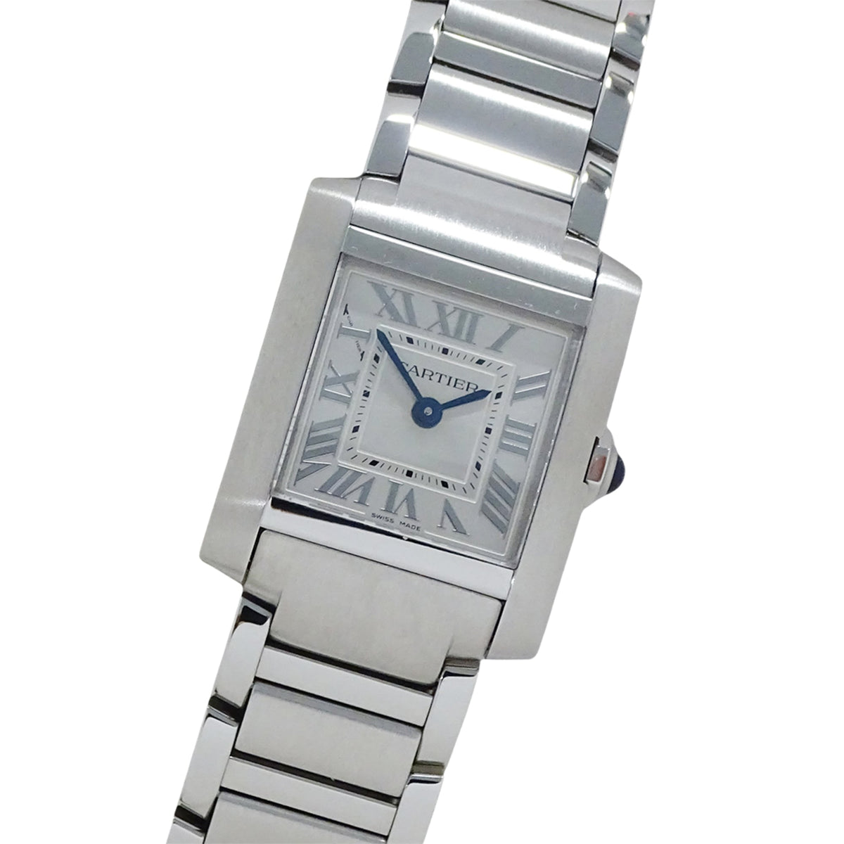 Montre Cartier Tank Française SM WSTA0065, cadran argenté, 20 mm
