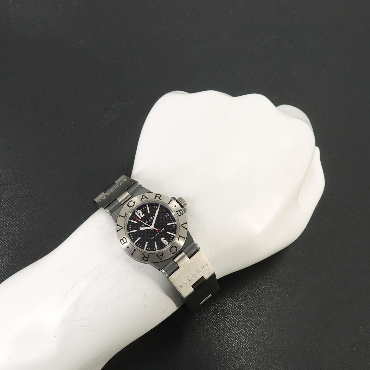 Bvlgari Diagono Titanium TI32TA Black Dial 32mm Watch
