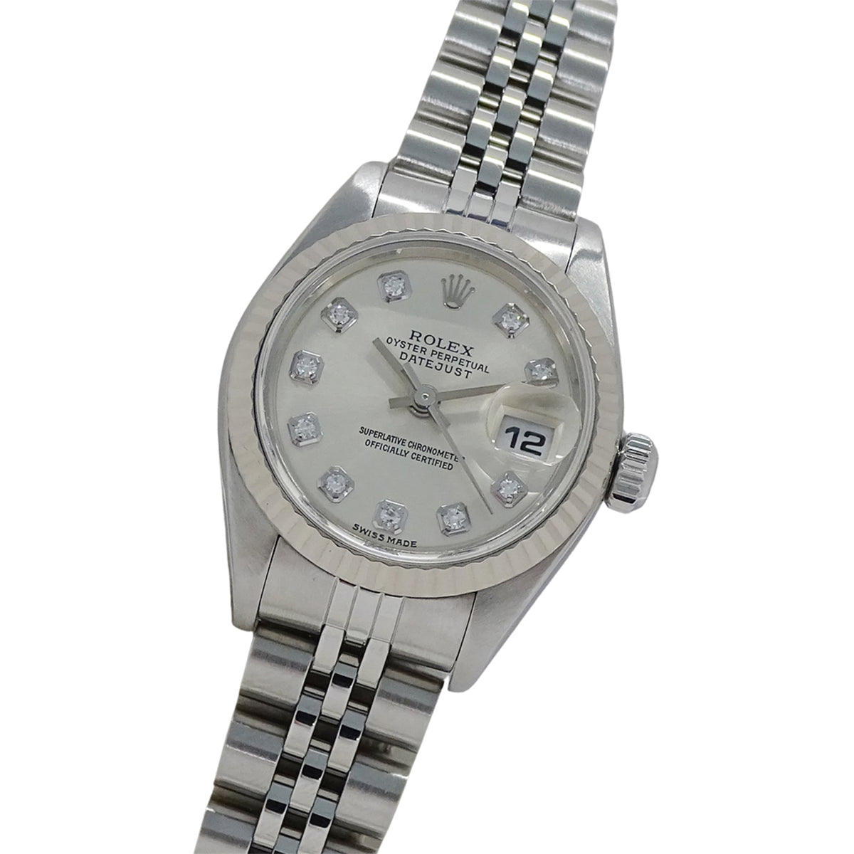 Rolex Datejust 79174G K Silber Zifferblatt 26 mm Uhr