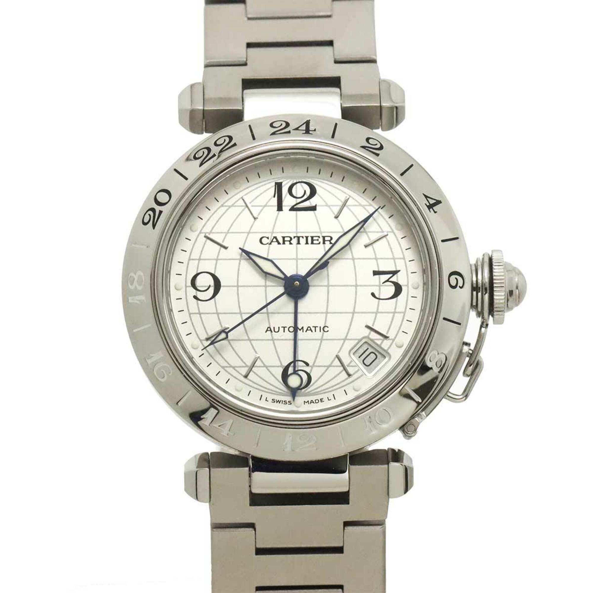 Cartier Pasha W31078M7 Silver Dial 35mm Watch