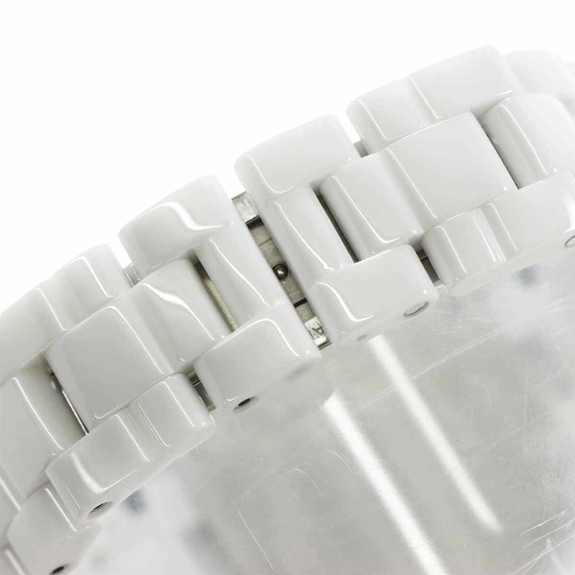 Chanel J12 Fars de Lune H3404 Moon Phase Men's Watch White Ceramic Automatic