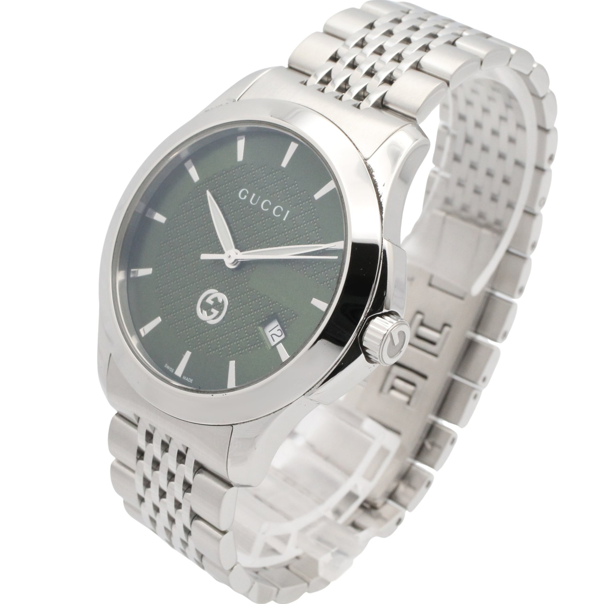 Gucci G-Timeless - Green Dial Stainless steel 38mm Watch