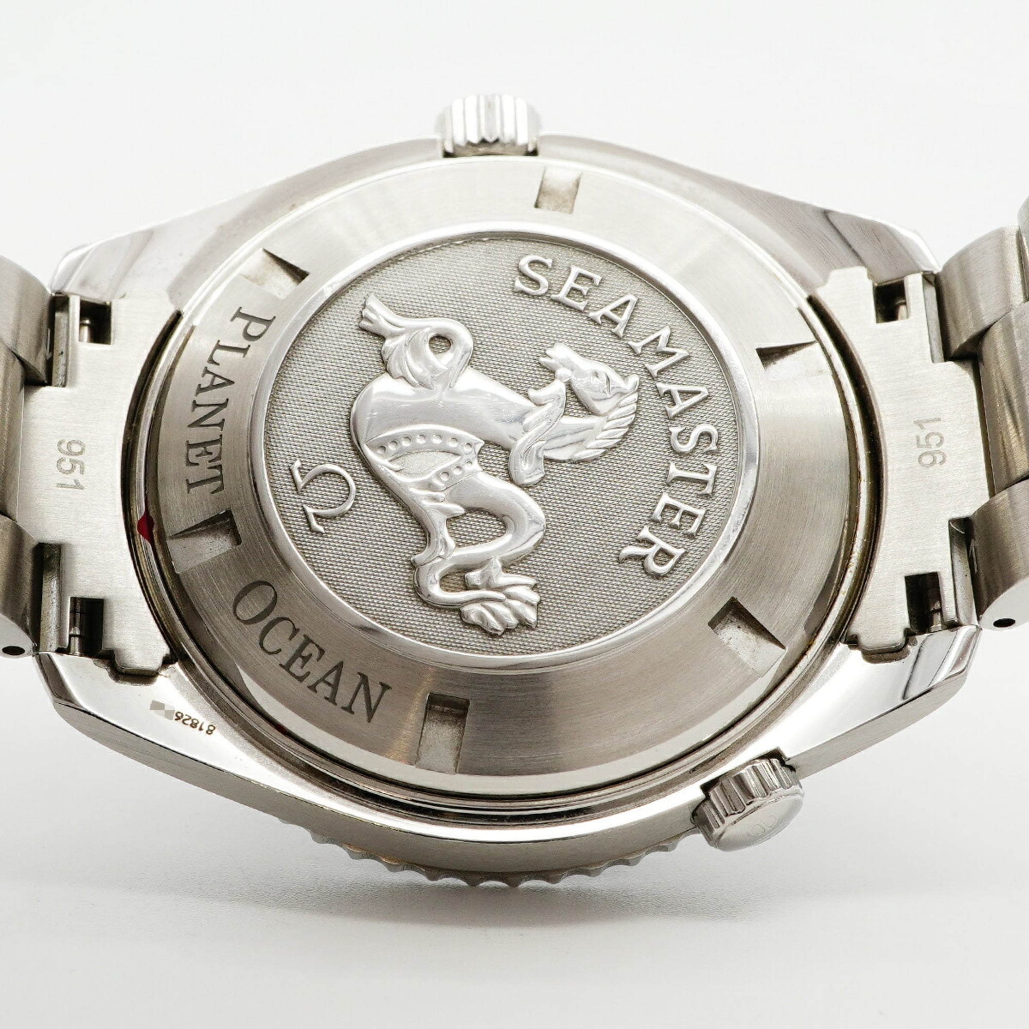 Omega Seamaster Planet Ocean 2200.50 Herrenuhr Schwarz Zifferblatt