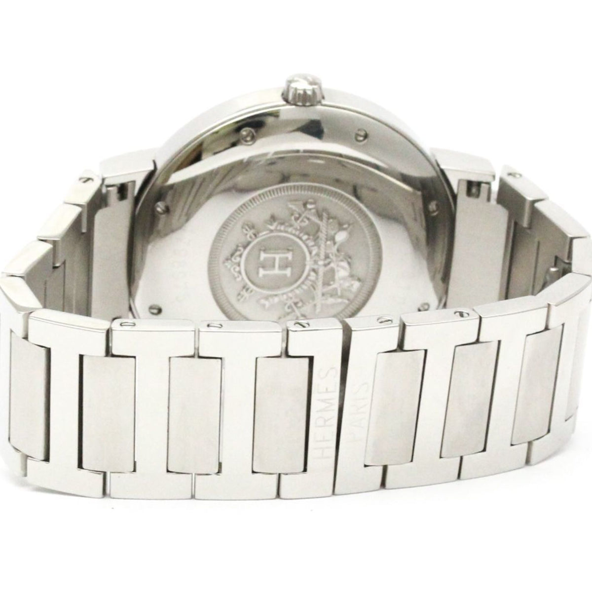 Hermes Nomade NO1.810 Silber Zifferblatt 39mm Uhr