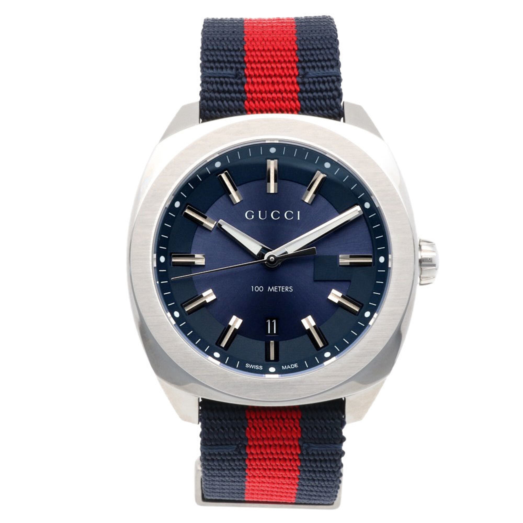 Gucci watch, stainless steel, YA142304 (142.3), quartz, men's, GUCCI