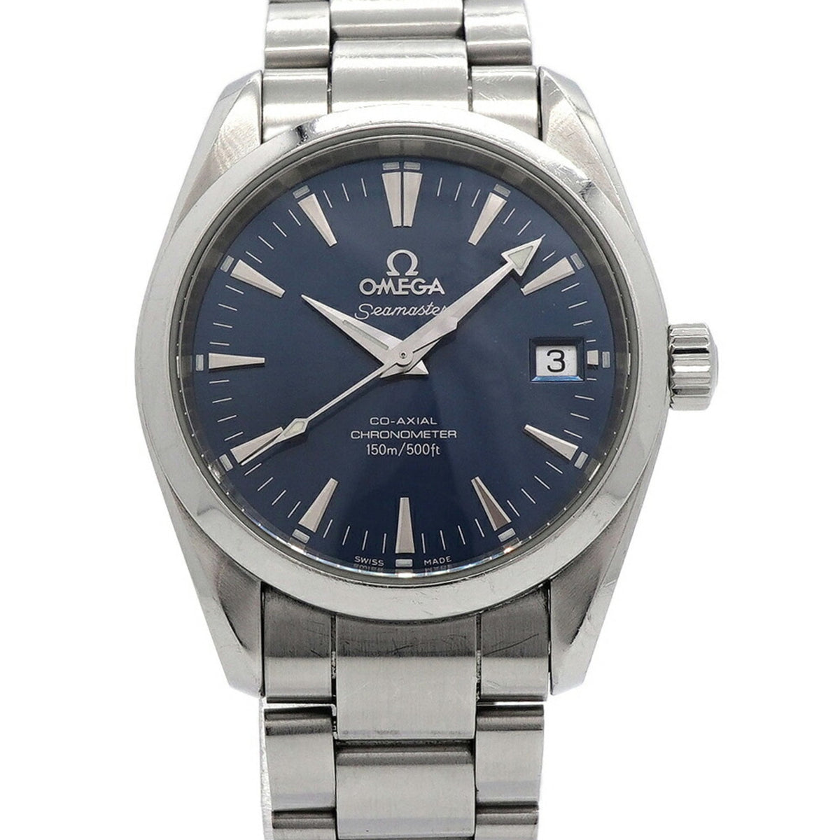 Omega Seamaster Aqua Terra 2504.8, blaues Zifferblatt, 36 mm Uhr