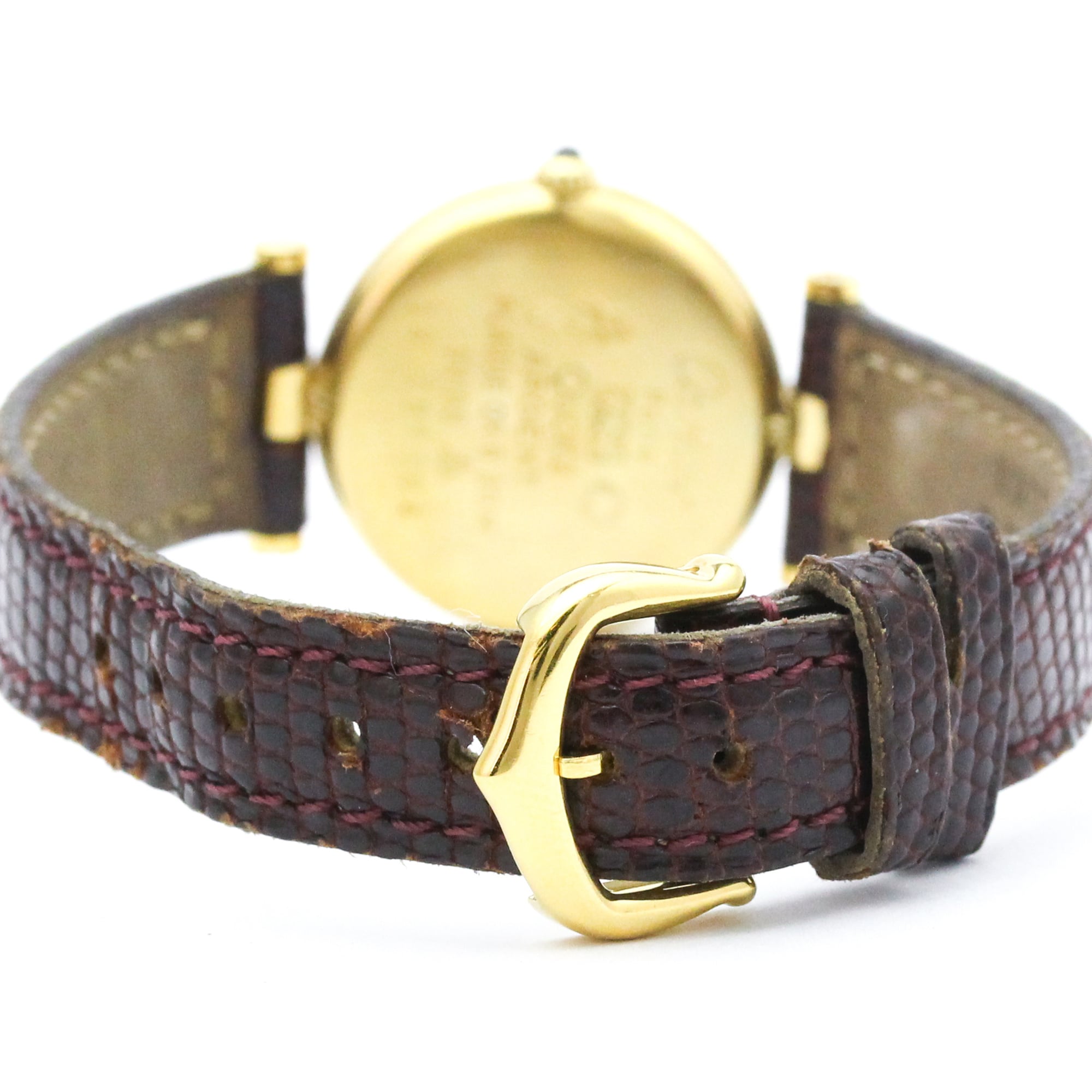 Cartier Must Quartz Gold Plated Women's Dress/Formal