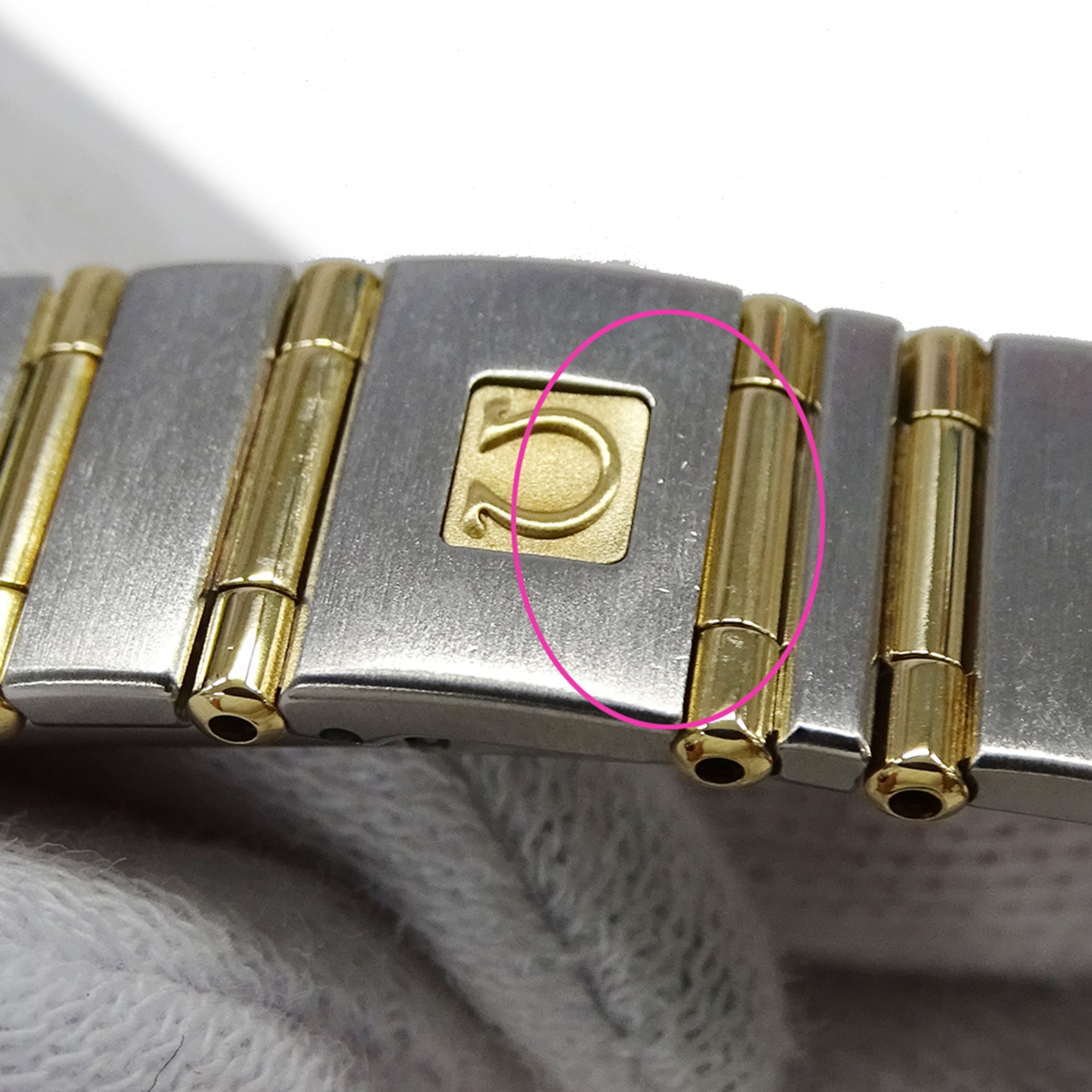 Omega Constellation 1267.15 Gold Dial 22mm Watch