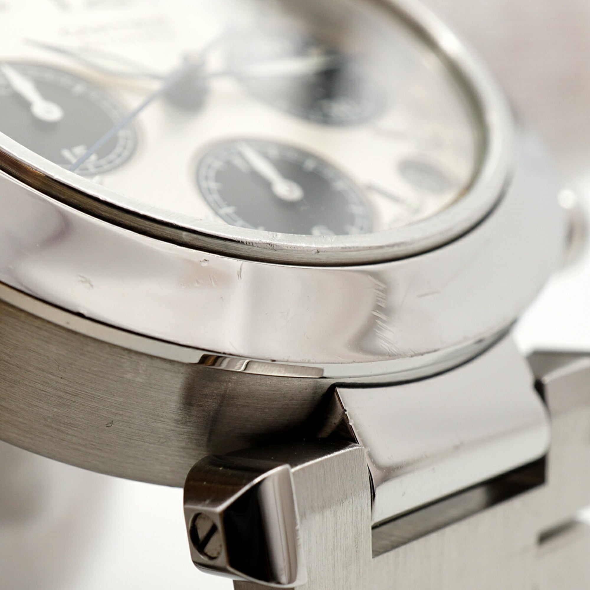 Cartier Pasha C W31048M7 Herrenuhr Silber Zifferblatt