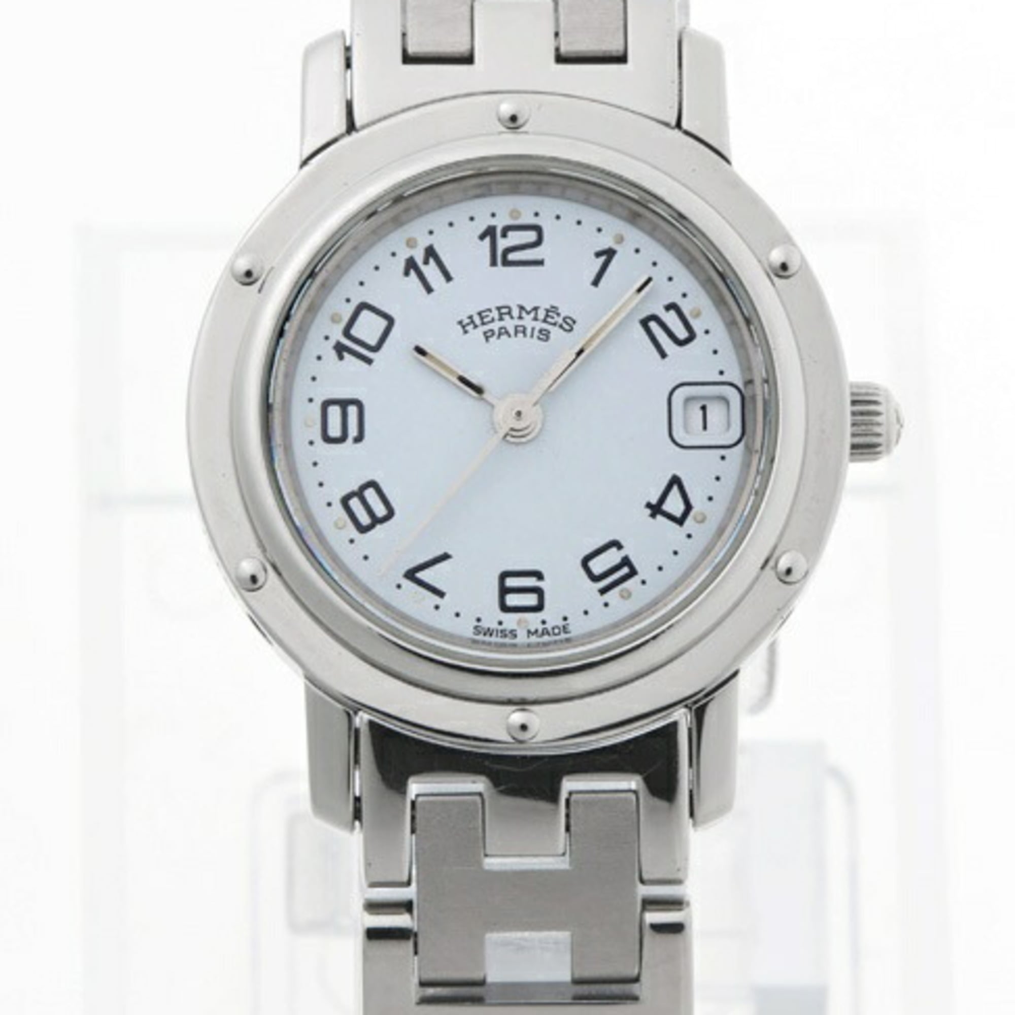 Hermes Clipper CL4.210 wit quartzhorloge