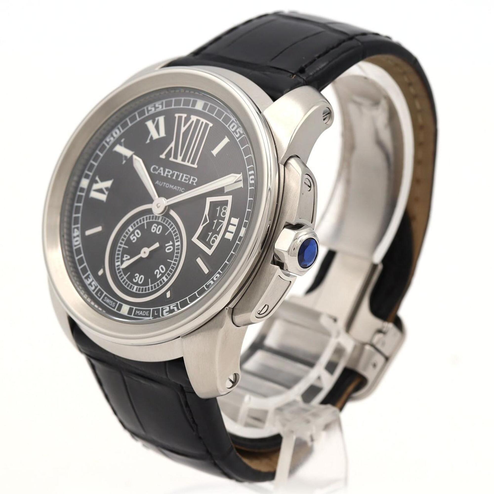 Cartier Calibre de W7100014 Black Dial 42mm Watch