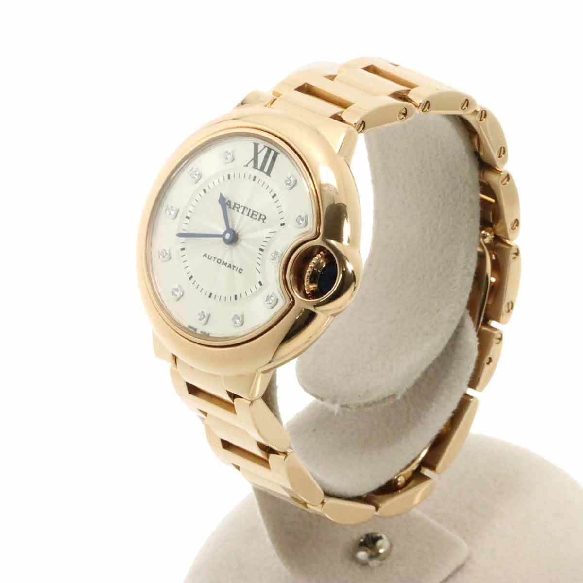Cartier Ballon Bleu MM 33 mm WE902063 Silber Zifferblatt 33 mm Uhr