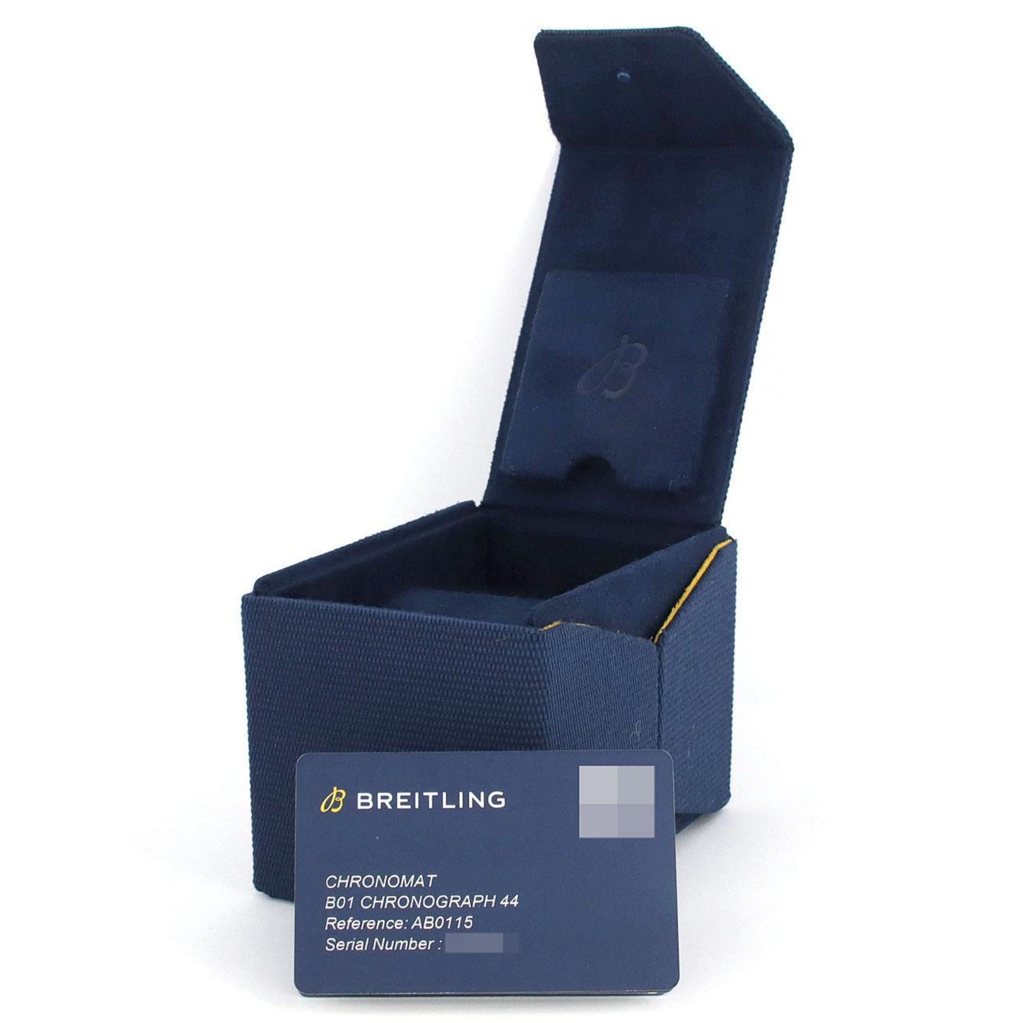 Breitling Chronomat JSP AB0115 AB0115111B1A1 roestvrijstalen polshorloge met automatisch uurwerk