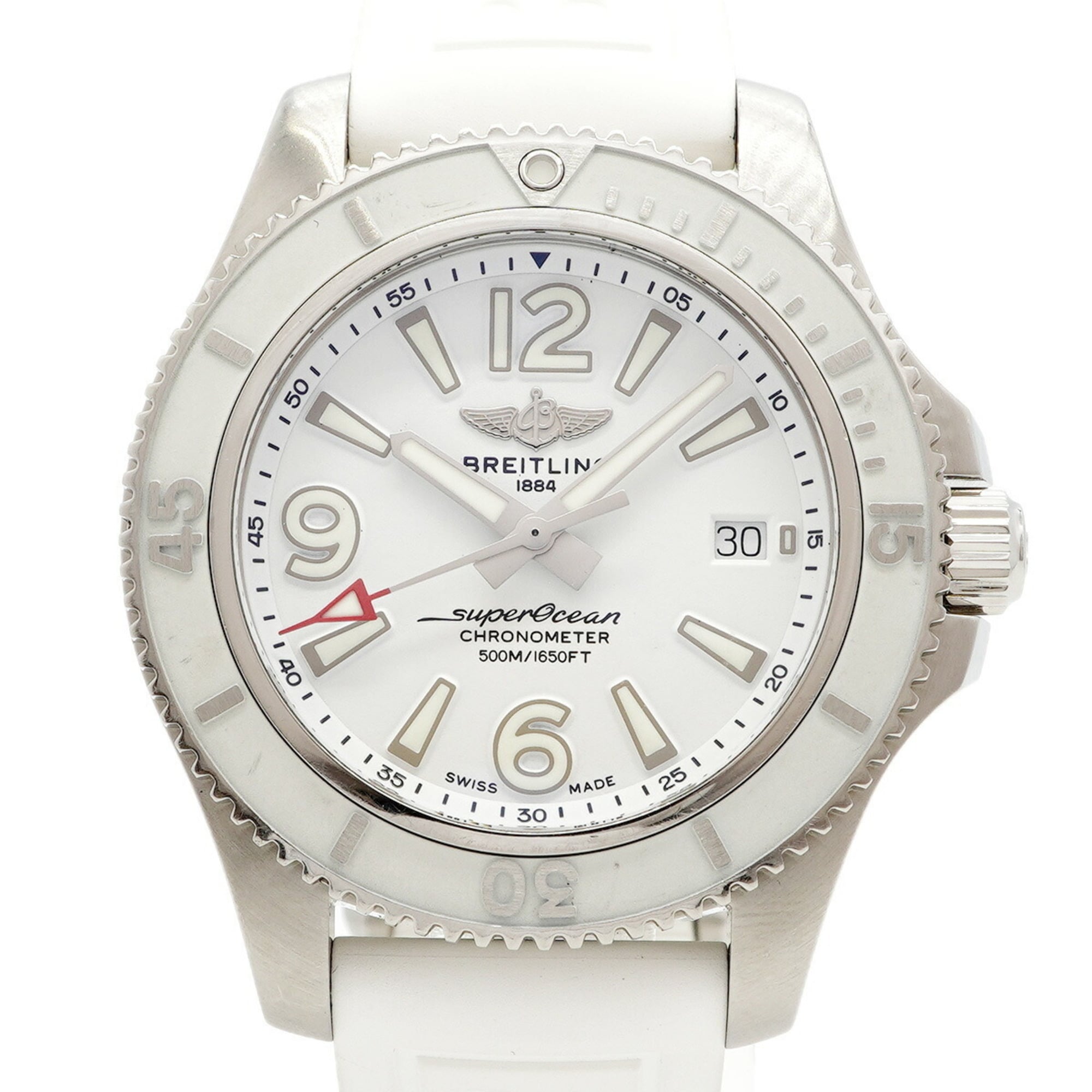Breitling Superocean 42 A17366 White Dial Men's Watch