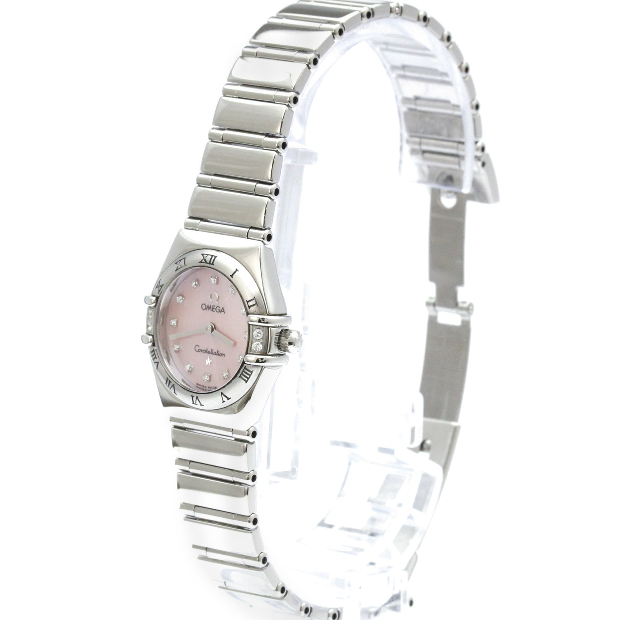 Omega Constellation 1567.66 Pink Dial 22mm Watch