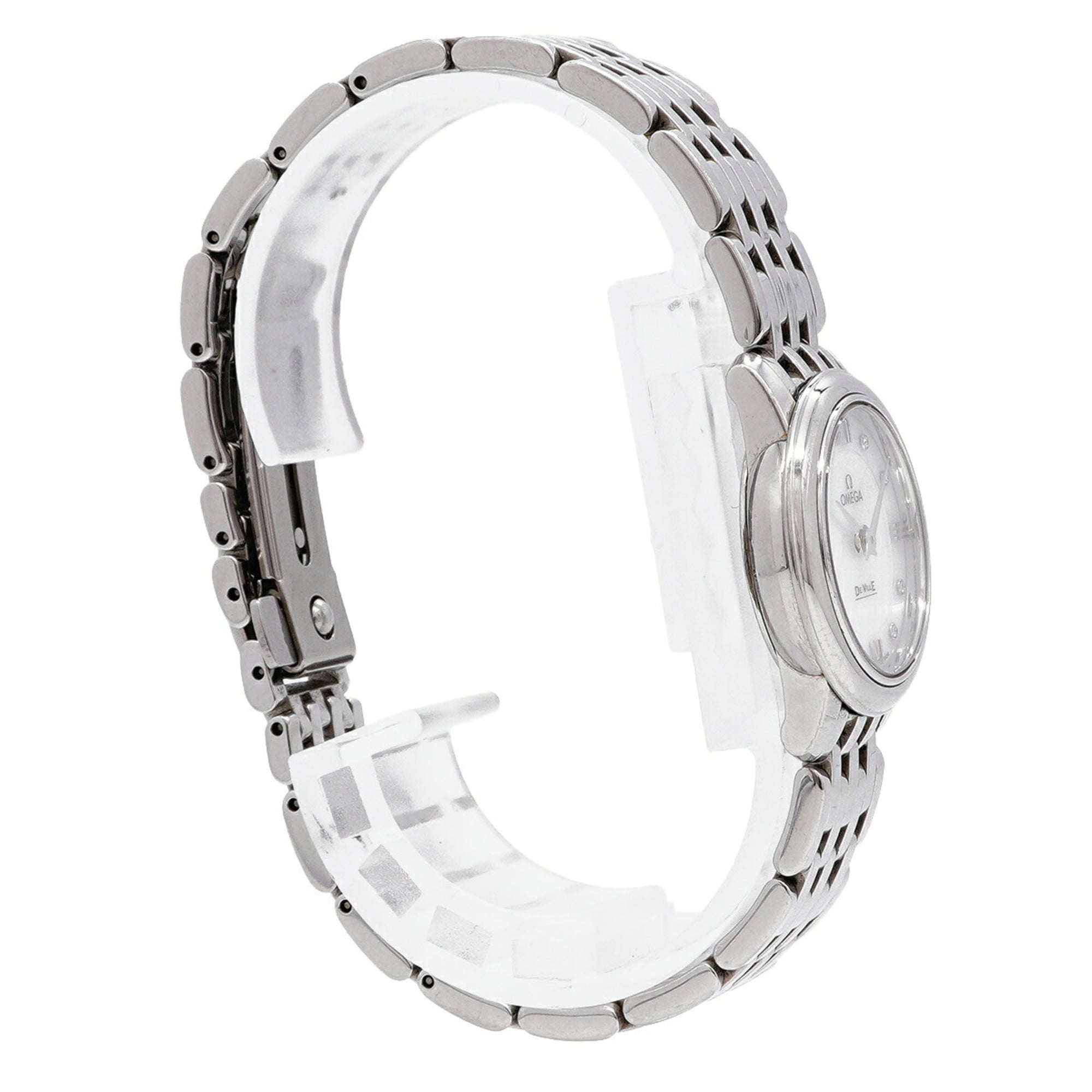 Omega De Ville Prestige 8-Diamond 424.10.24.60.55.001 White Dial 24mm Watch