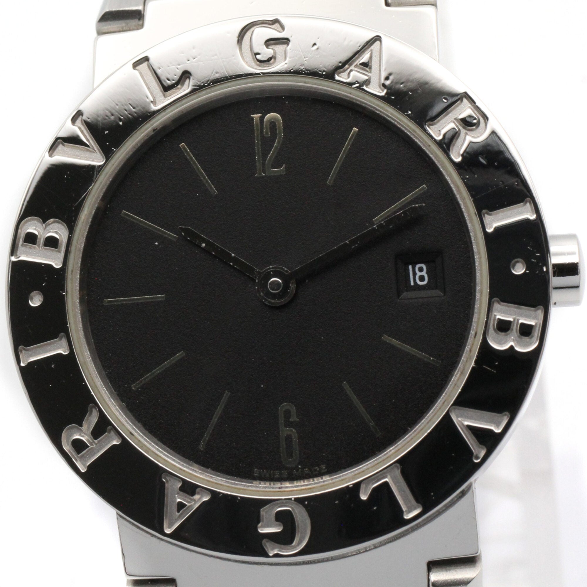 Bulgari BVLGARI Stainless Steel Ladies Black BB26SSD