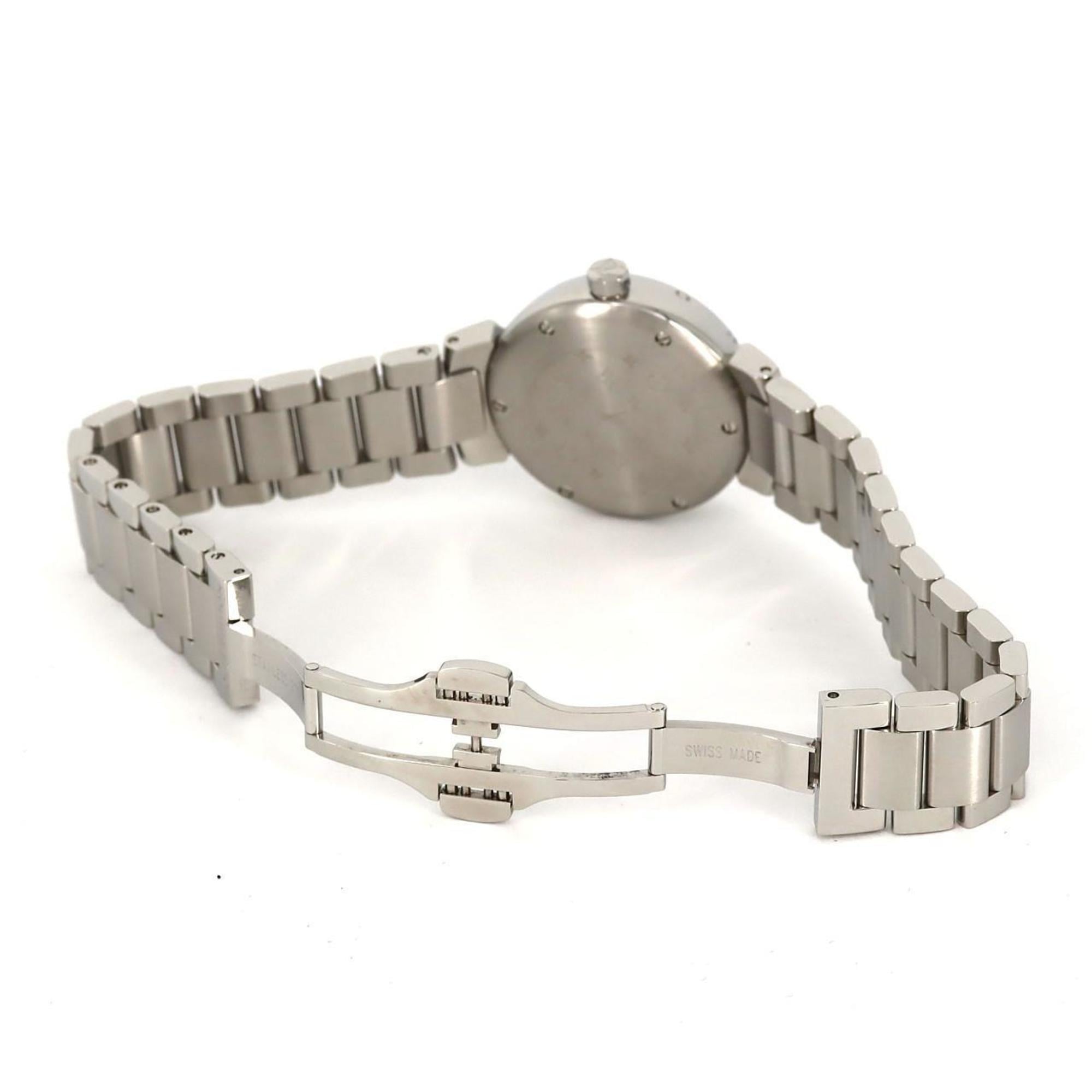 Louis Vuitton Tambour Q121K SS polshorloge, quartz