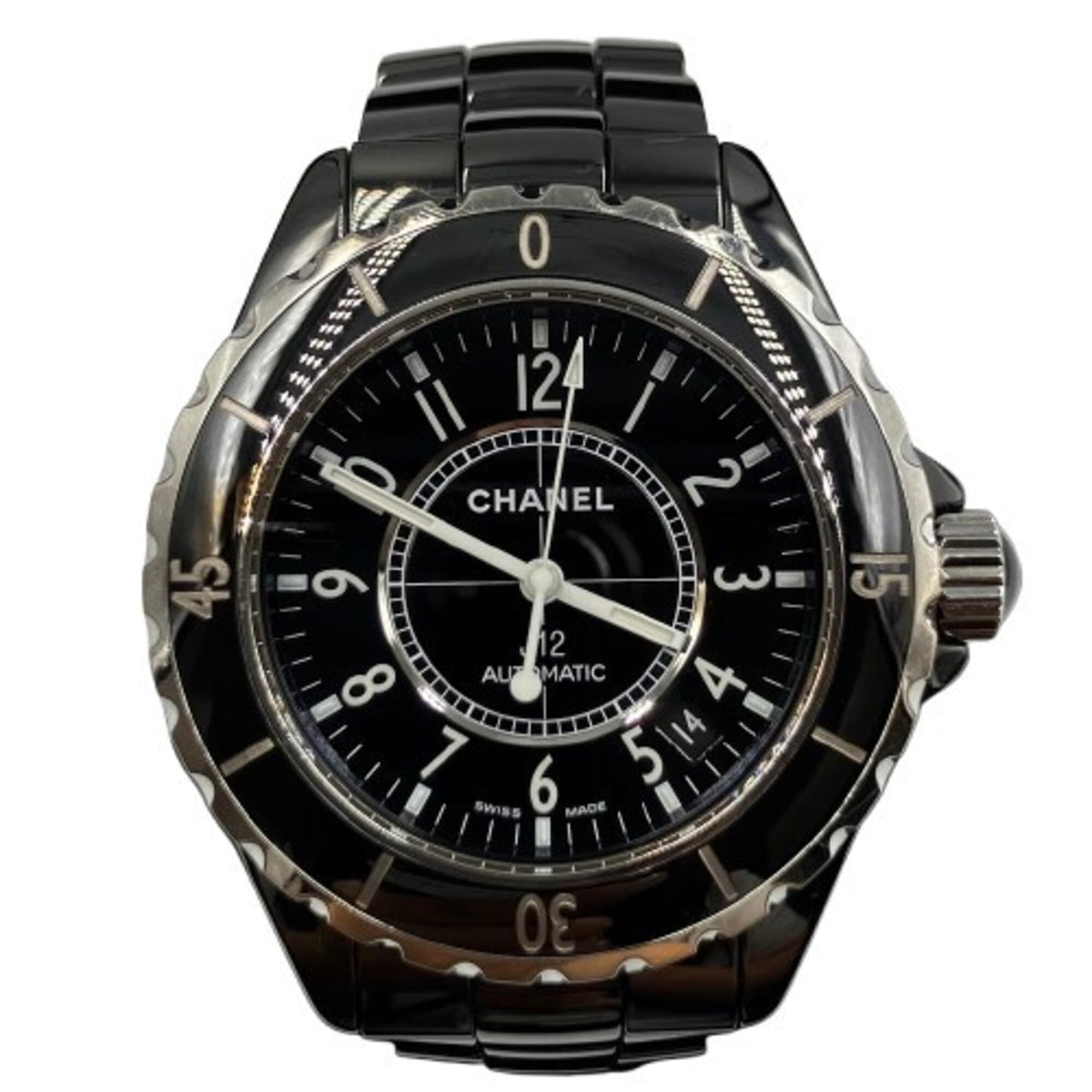 Chanel J12 H0685 Schwarz Zifferblatt 38 mm Uhr