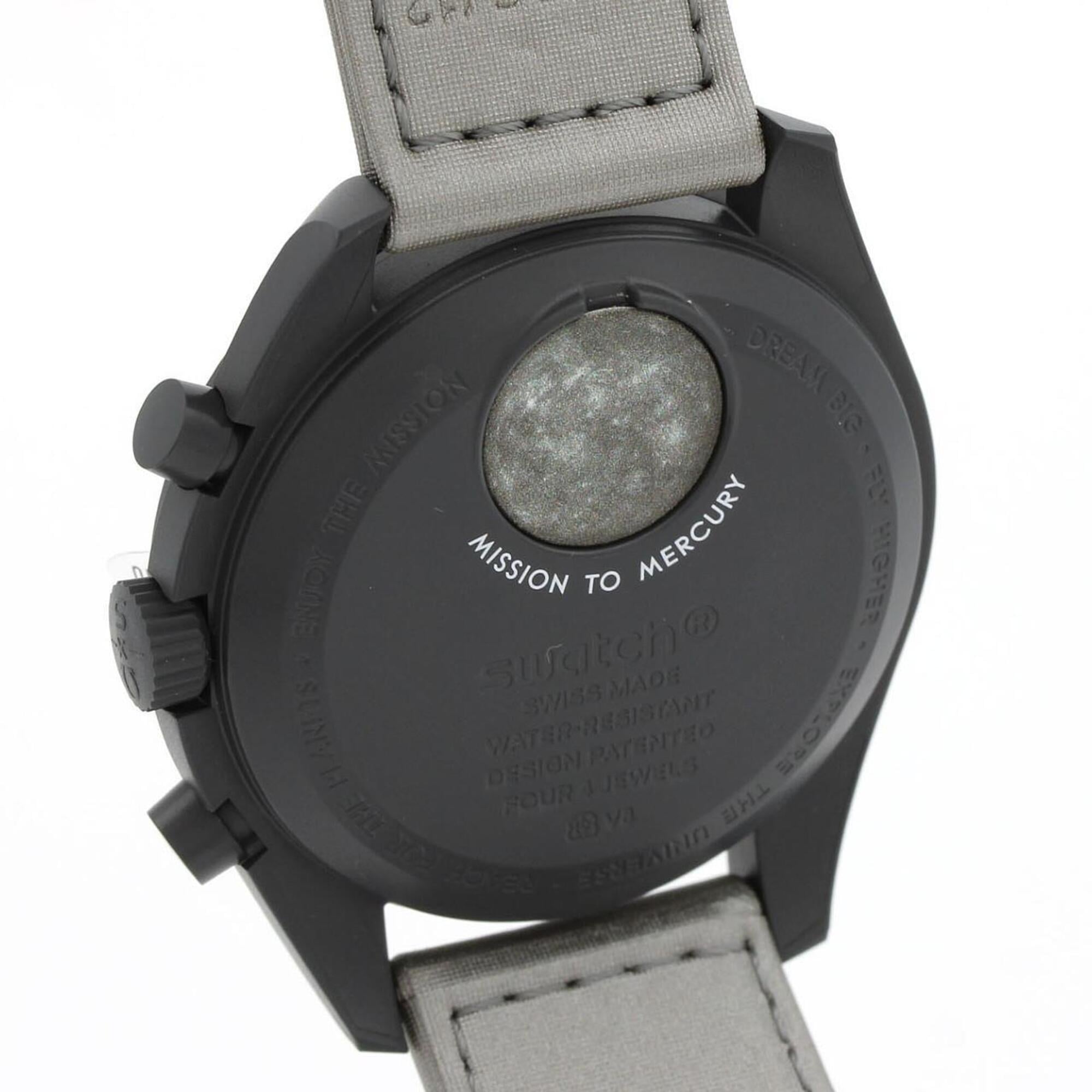 Swatch Mission to Mercury SO33A100 Black Dial 42mm Watch