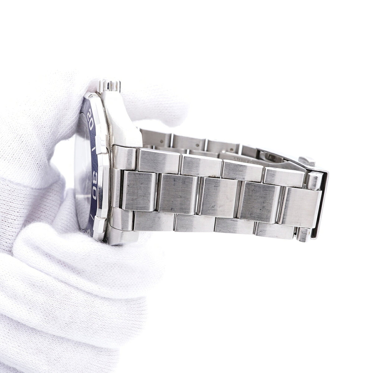 TAG Heuer Aquaracer Date WAY101C Navy Dial 44mm Watch