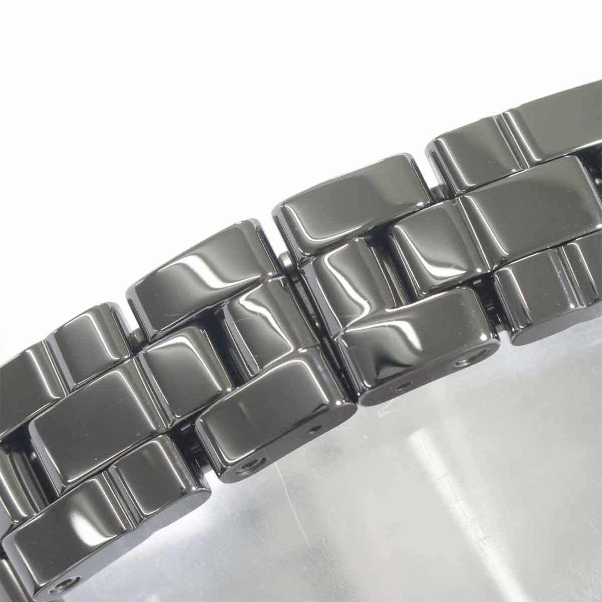 Chanel J12 Chromatic H3402 Ladies' with Diamond Bezel 8 Diamonds Gray Ceramic Quartz Movement