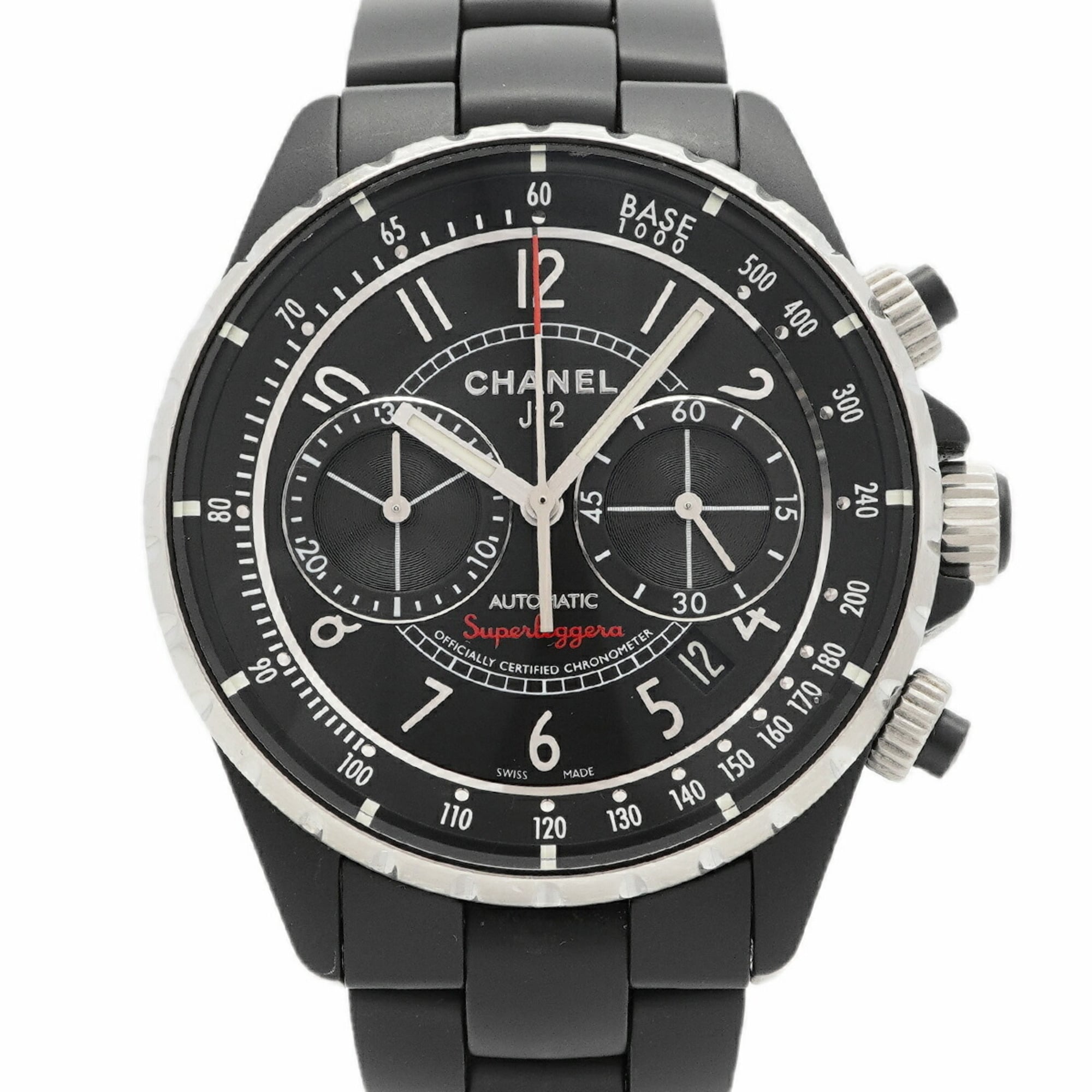 Chanel J12 H3409 Black Dial Ceramic 41mm Watch
