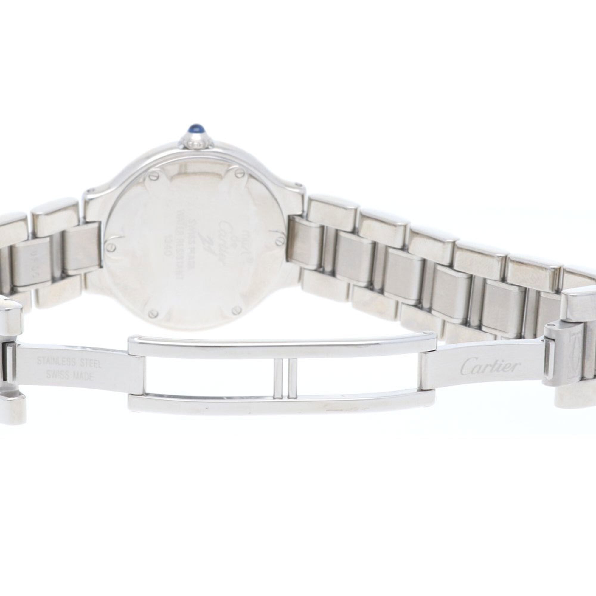 Cartier Must 21 Wristwatch, Stainless Steel 1340 Quartz, Polished, Ladies' Watch.