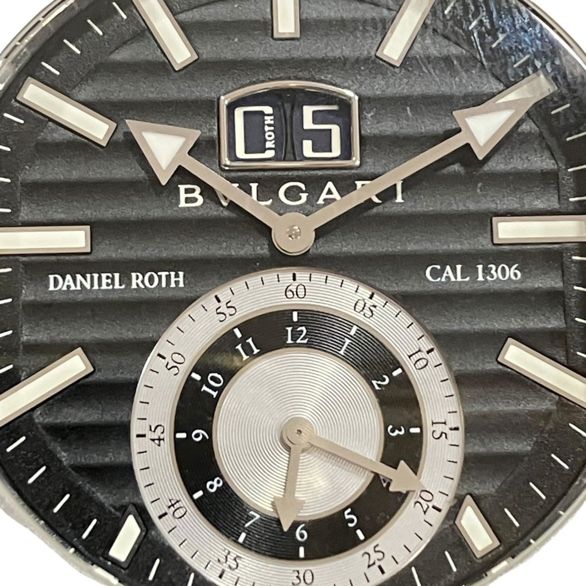 Bvlgari Bulgari Daniel Roth Chronosprint BRE56BSLDCHS Black Dial 43mm Watch
