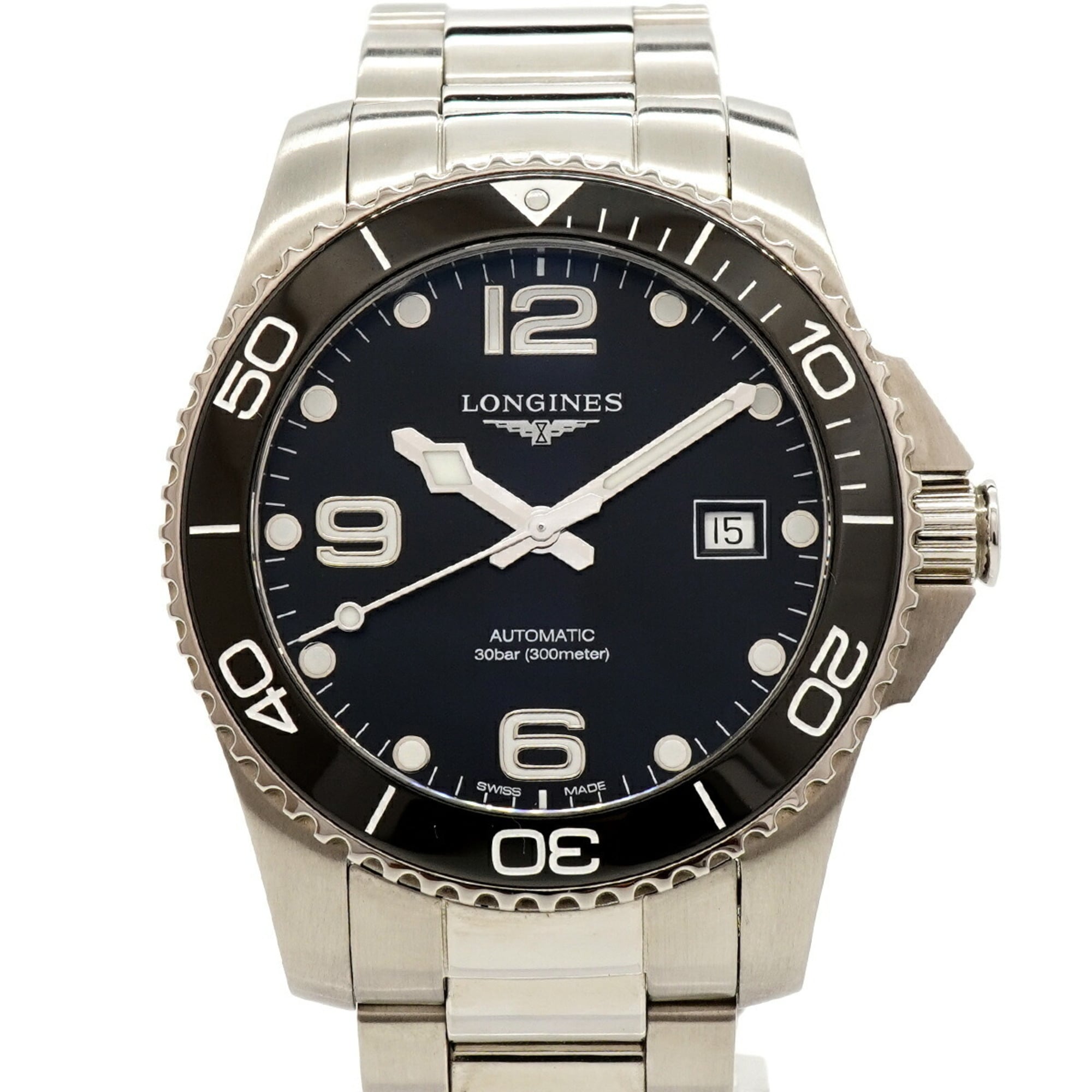 Longines HydroConquest L3.781.4.56.6 Black Dial 41mm Watch