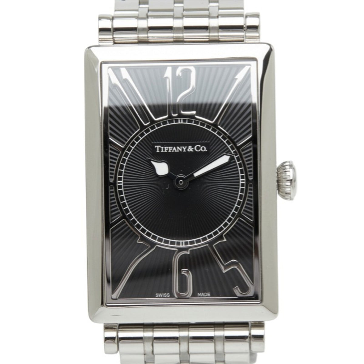 Tiffany Gallery Z3002.10.10A10A00A Horloge met zwarte wijzerplaat, 26 mm