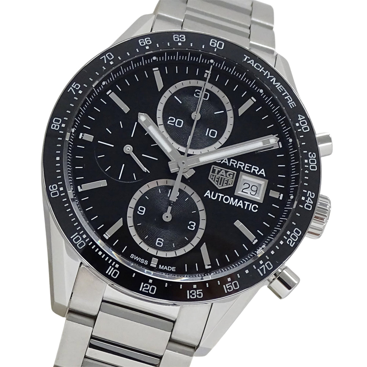 TAG Heuer Carrera CV201AJ-9 CV201AJ-9 BA0715 Black Dial 42mm Watch