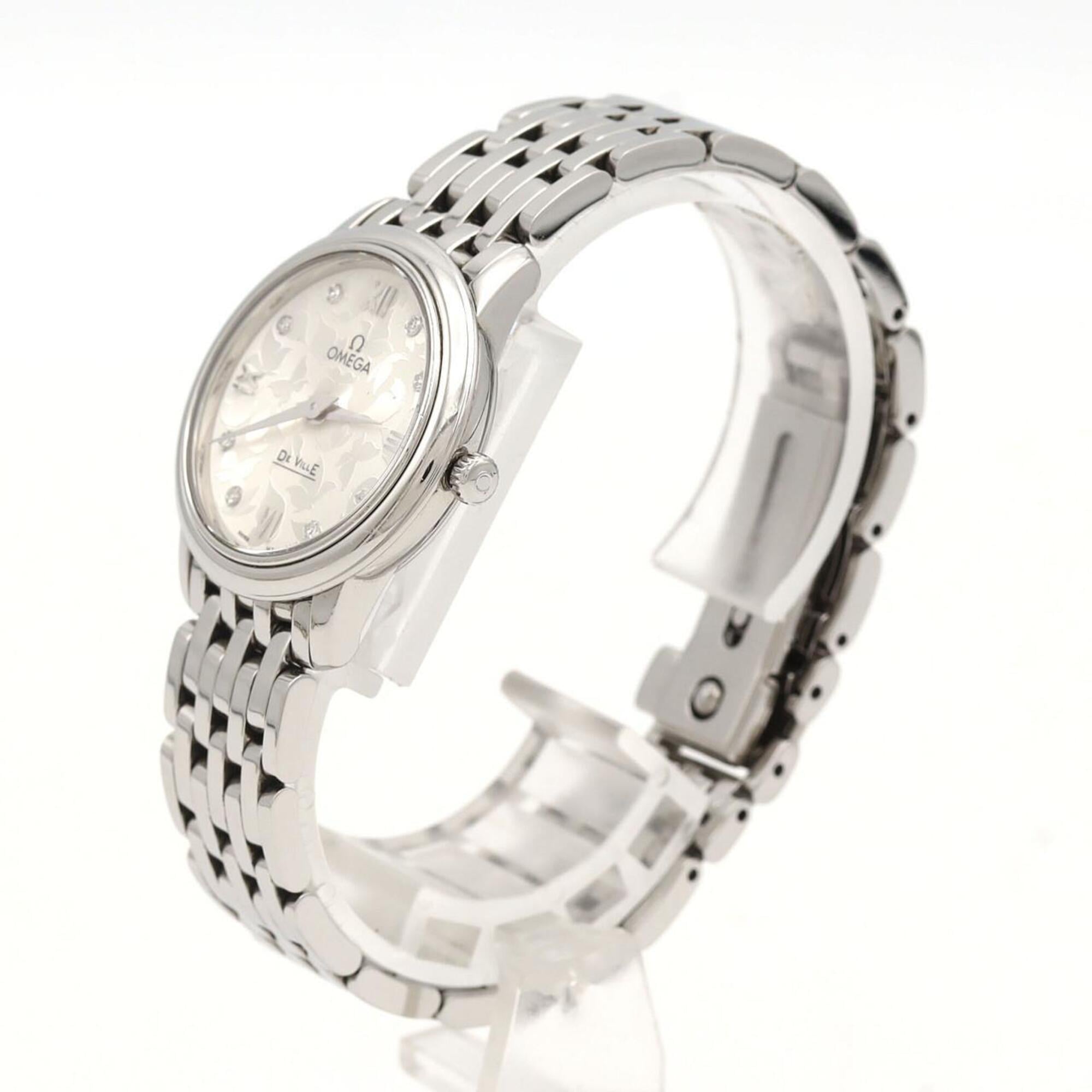 Omega De Ville Prestige Butterfly 8P 424.10.27.60.52.001 Stainless Steel Quartz Watch