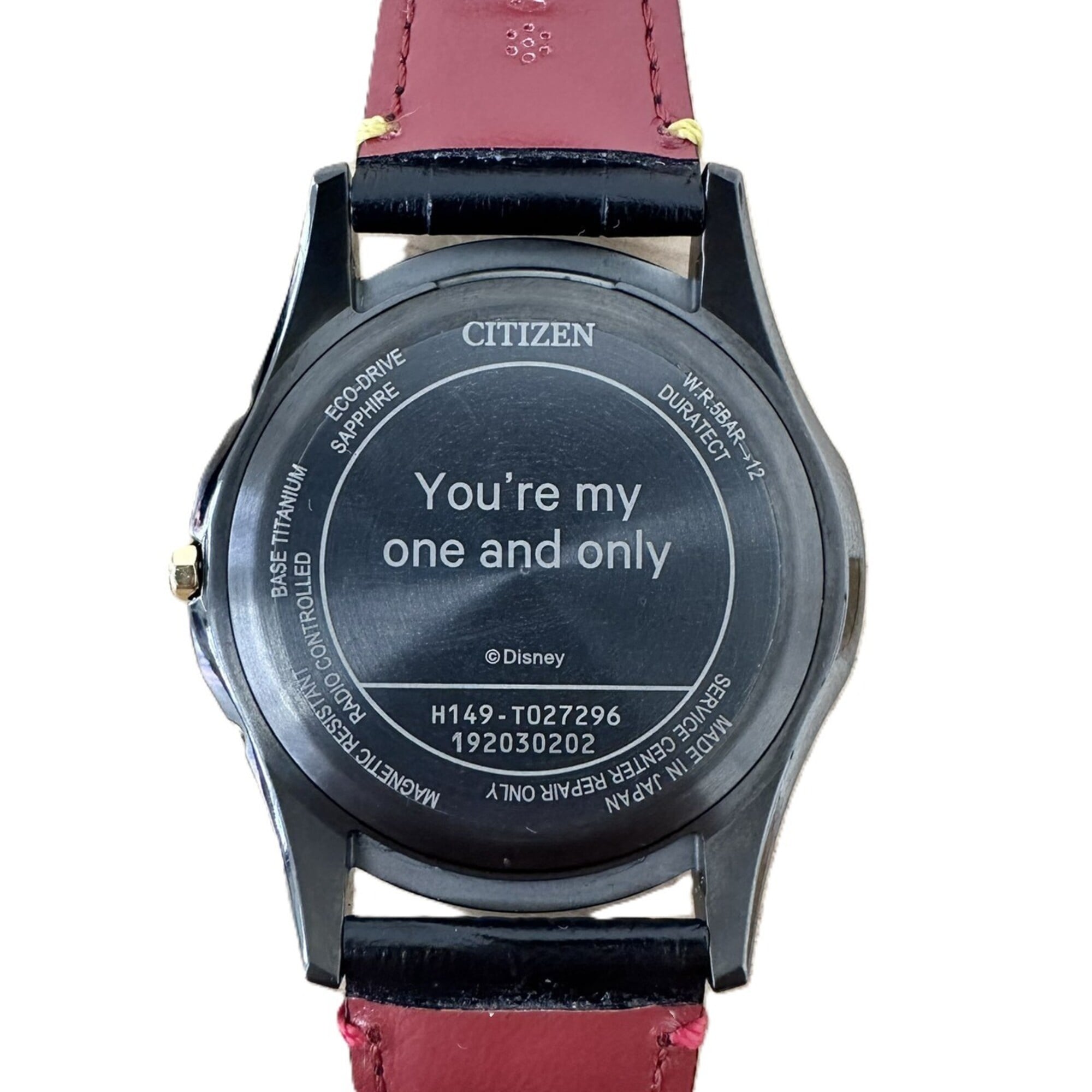 CITIZEN Disney Limited Edition (600 pieces) Black Men's Watch CB1118-01E/H149-T027296 EXCEED Collection Eco-Drive