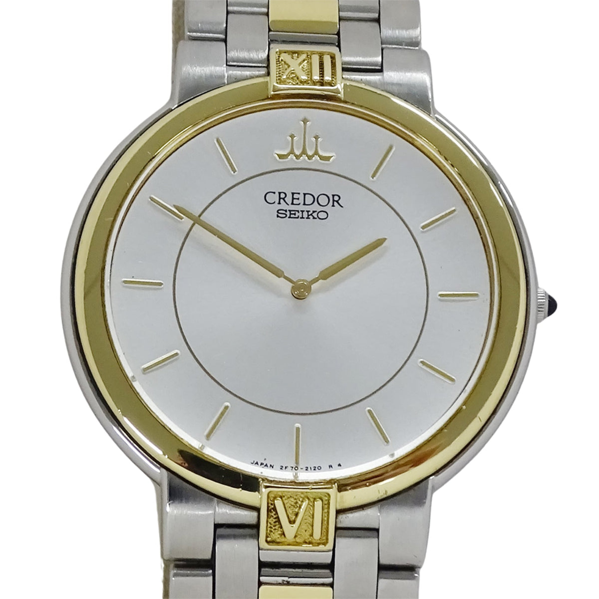 Seiko Credor 2F70-0640 Silber Zifferblatt 32 mm Uhr