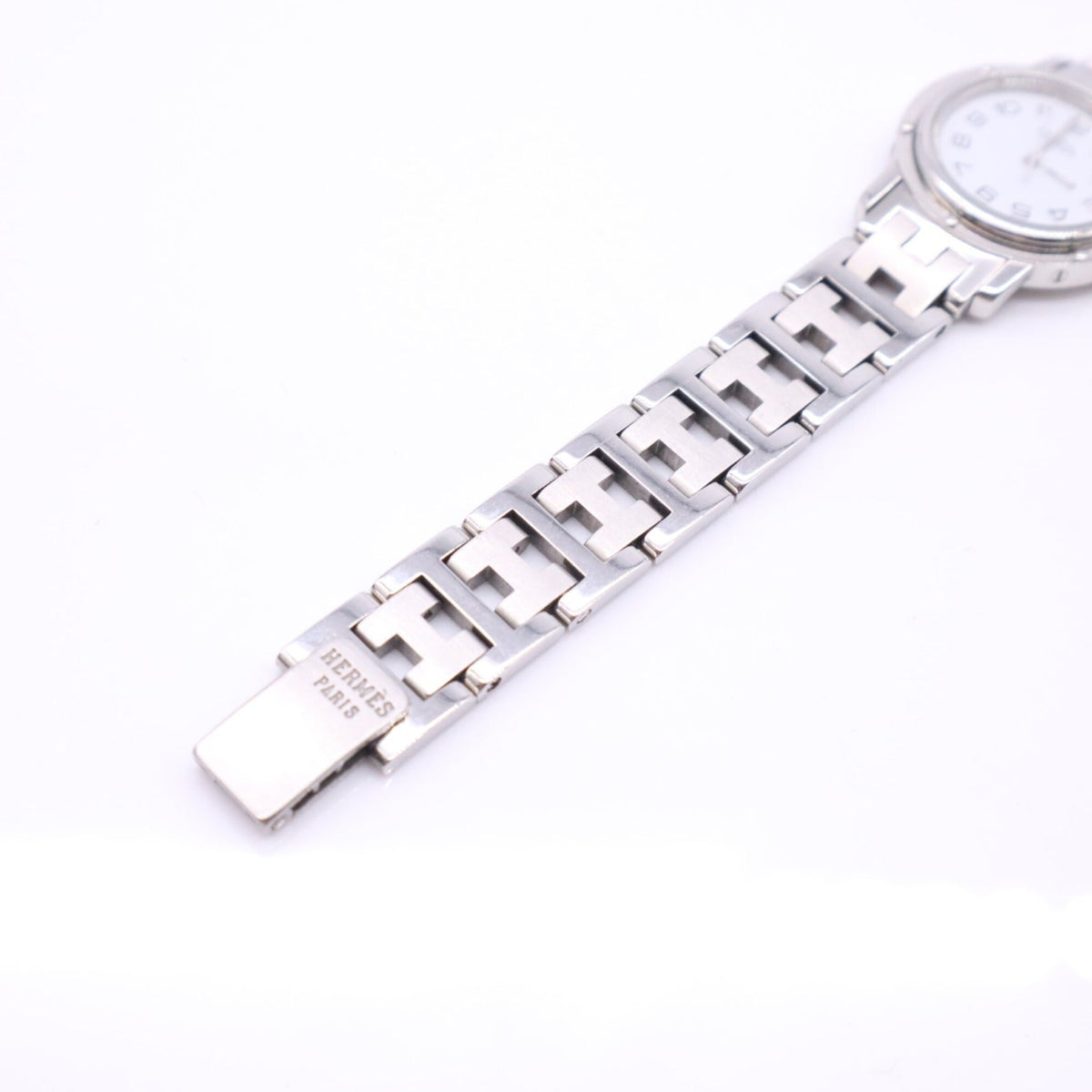 Hermes Clipper CL3.210 Weiß Zifferblatt 23 mm Uhr
