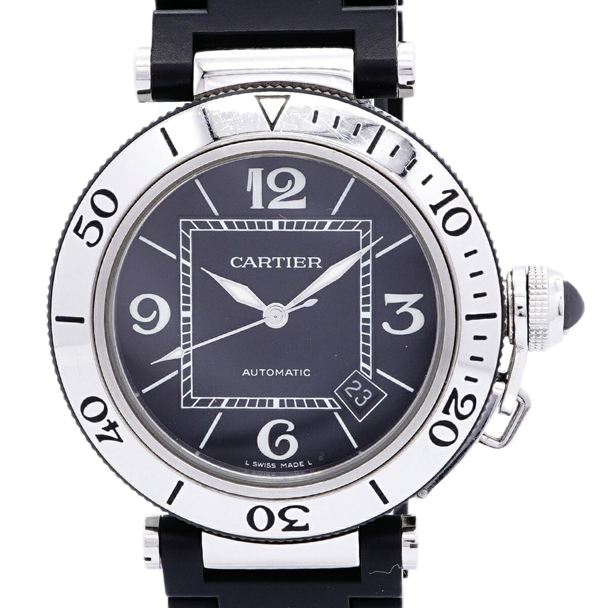 Cartier Pasha Seatimer W31077U2 Noir Cadran 40mm Montre