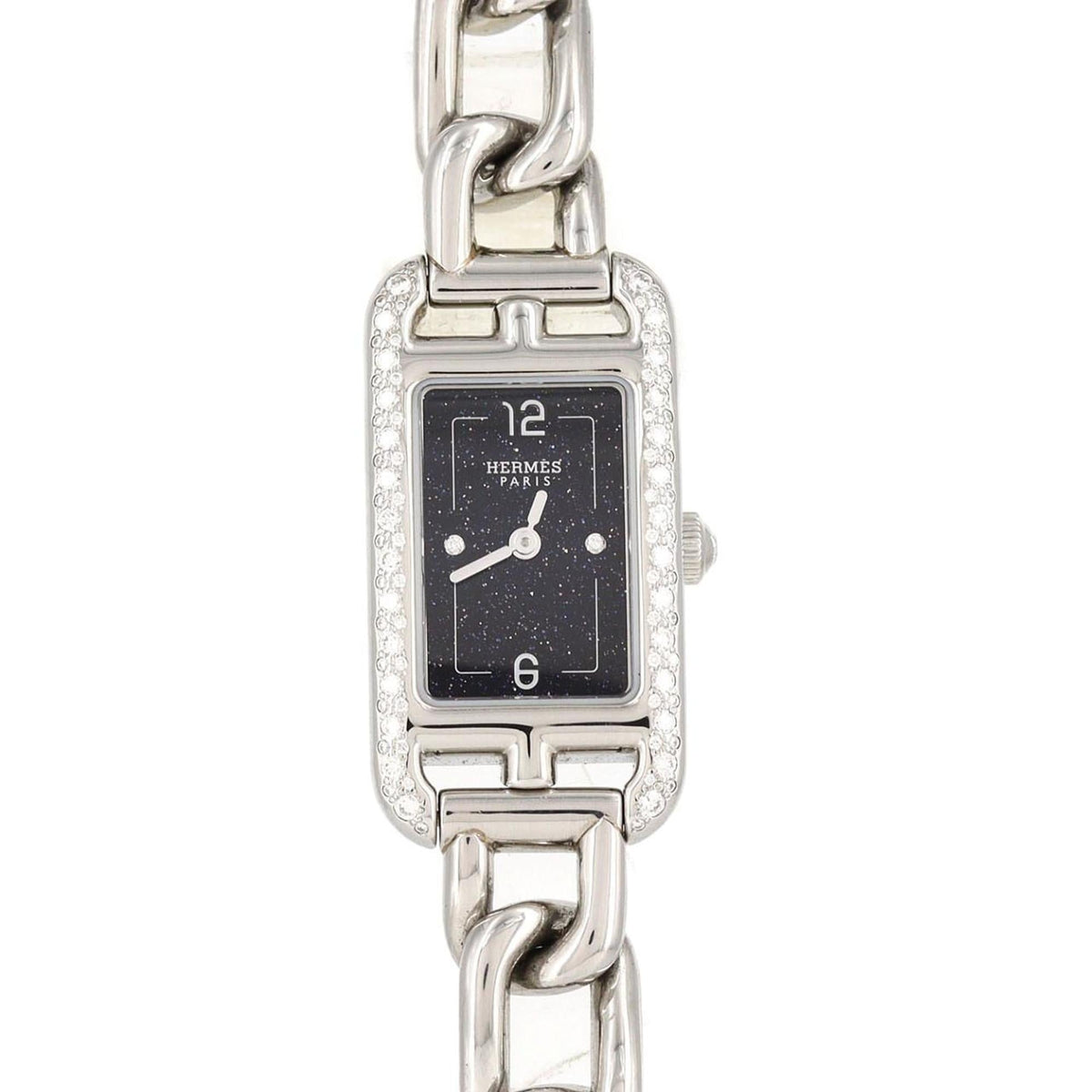 HermÃ¨s Nantucket D-2P NA2.133 Stainless Steel Quartz Watch display picture 3