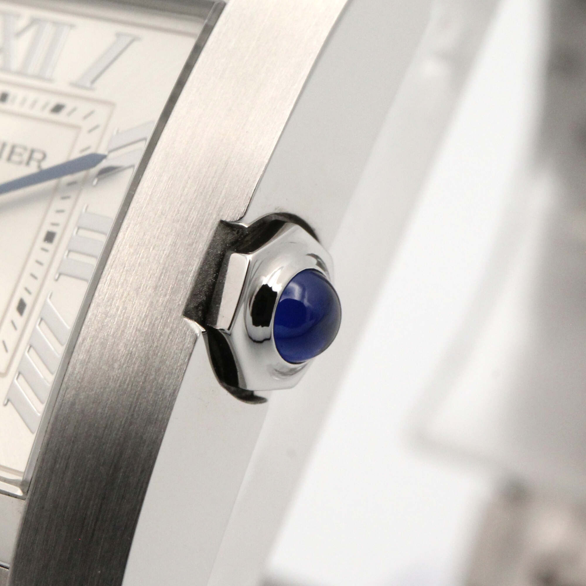 Cartier Tank Francaise WST0065 Silver Dial 21mm Watch